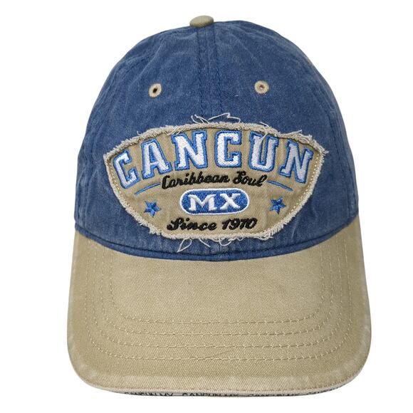Cancun Caribbean Soul Since 1910 Baseball Cap Multicolor One Size Banana Bay - Picture 1 of 9